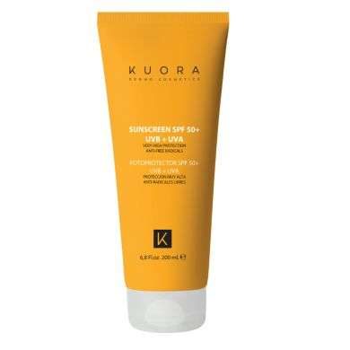 KUORA ECRAN SOLAIRE SPF 50+ UVB+UVA 200ML KUORA ECRAN SOLAIRE SPF 50+ UVB+UVA 200ML