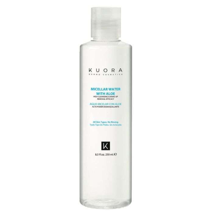 KUORA EAU MICELLAIRE AVEC ALOE VERA 250 ML KUORA EAU MICELLAIRE AVEC ALOE VERA 250 ML