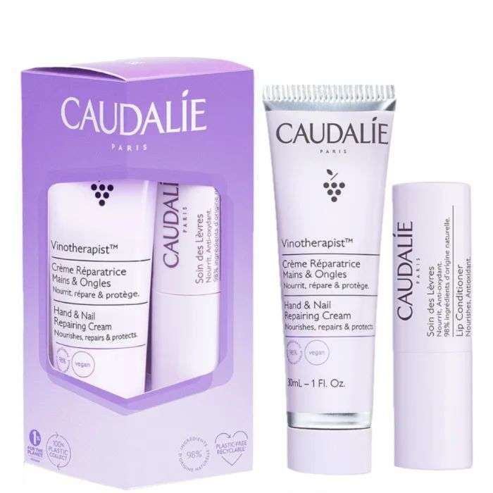 CAUDALIE VINOTHERAPIST CREME MAINS +SOIN DES LEVRES CAUDALIE VINOTHERAPIST CREME MAINS +SOIN DES LEVRES