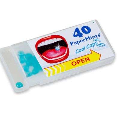 PAPERMINTS 40 COOL CAPS PAPERMINTS 40 COOL CAPS