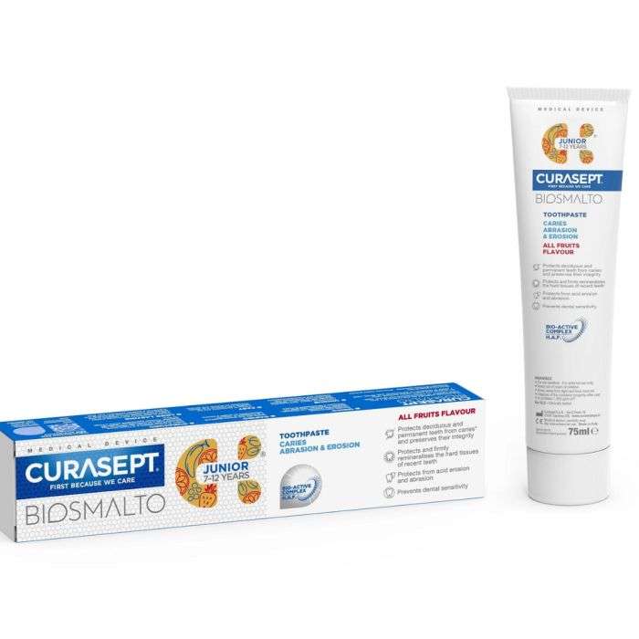 CURASEPT BIOSMALTO DENTIFRICE JUNIOR 7-12 ANS CURASEPT BIOSMALTO DENTIFRICE JUNIOR 7-12 ANS
