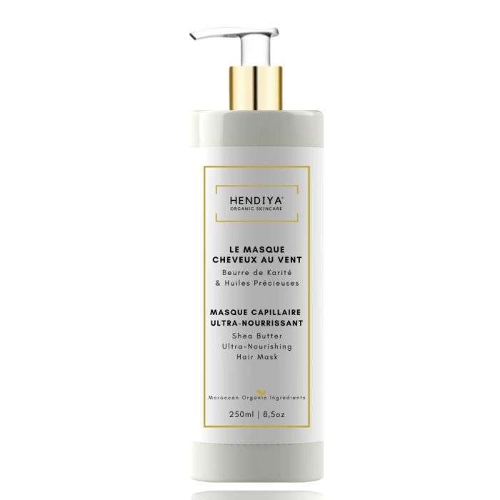 HENDIYA CHEVEUX AU VENT MASQUE CHEVEUX ULTRA NOURRISSANT REVELATEUR D'ECLAT 250 ML HENDIYA CHEVEUX AU VENT MASQUE CHEVEUX ULTRA NOURRISSANT REVELATEUR D'ECLAT 250 ML