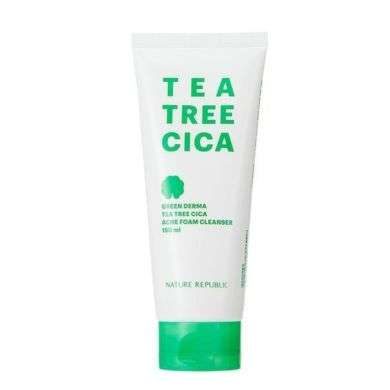 NATURE REPUBLIC TEA TREE CICA FOAM CLEANSER NATURE REPUBLIC TEA TREE CICA FOAM CLEANSER