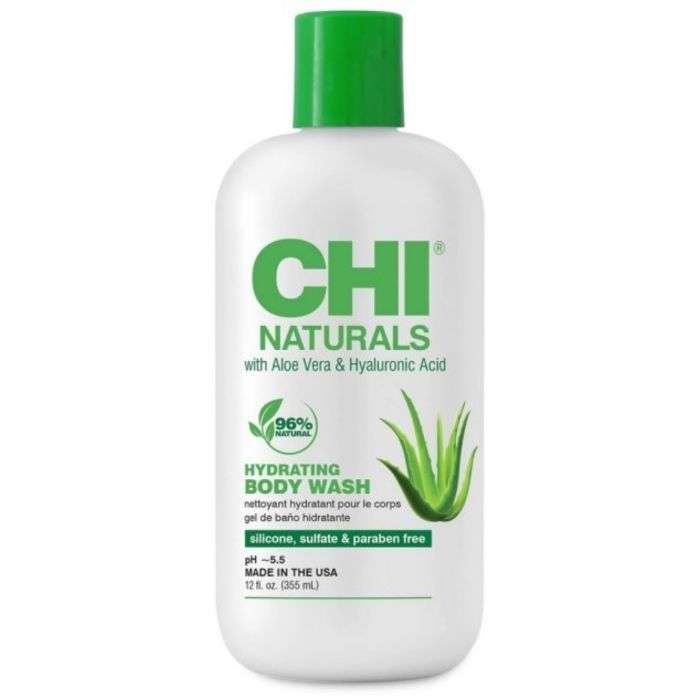 CHI NATURALS ALOE VERA ET HYALURONIQUE ACIDE NETTOYANT CORPS HYDRATANT 355 ML CHI NATURALS ALOE VERA ET HYALURONIQUE ACIDE NETTOYANT CORPS HYDRATANT 355 ML