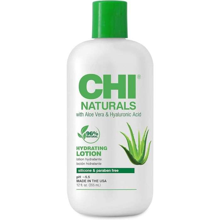 CHI NATURALS ALOE VERA ET HYALURONIQUE ACIDE NETTOYANT LOTION HYDRATANTE 355 ML CHI NATURALS ALOE VERA ET HYALURONIQUE ACIDE NETTOYANT LOTION HYDRATANTE 355 ML