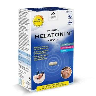 LEMON PHARMA ORIGINAL MELATONINE + 60 gelules LEMON PHARMA ORIGINAL MELATONINE + 60 gelules
