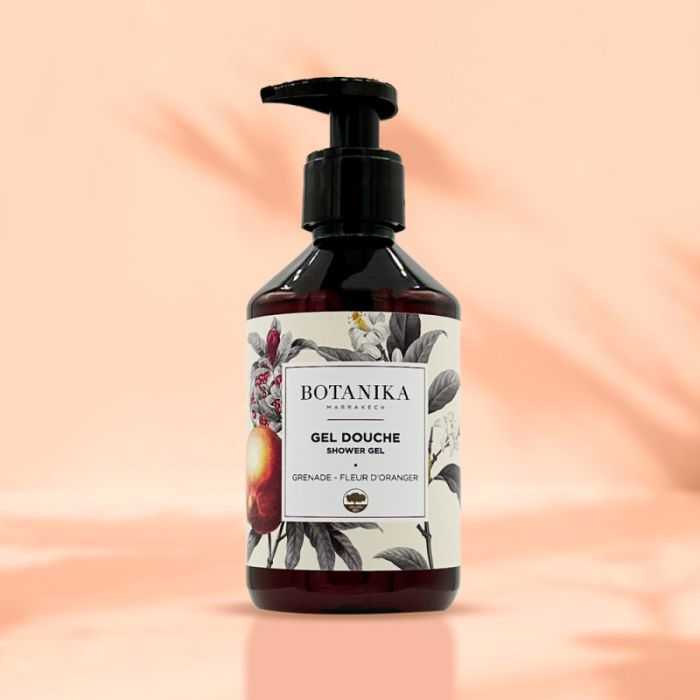 BOTANIKA Gel douche Grenade fleur d'oranger 250 ML BOTANIKA Gel douche Grenade fleur d'oranger 250 ML