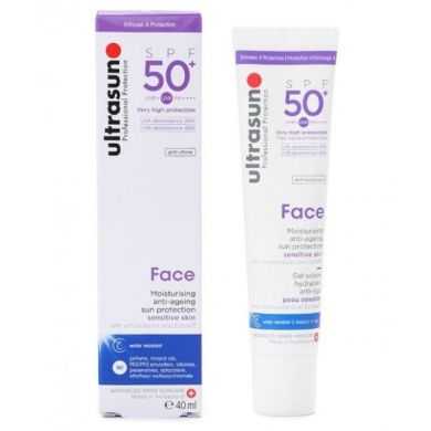 Ultrasun Face Gel Ecran Solaire SPF50+ 40ml Ultrasun Face Gel Ecran Solaire SPF50+ 40ml