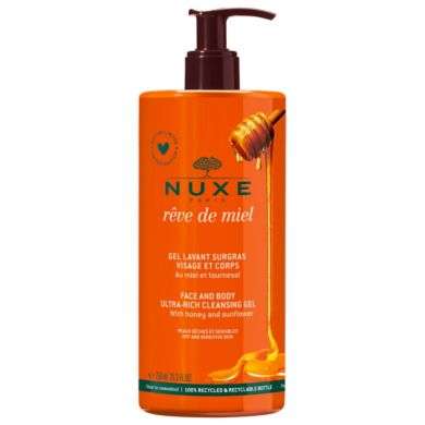 NUXE REVE DE MIEL GEL LAVANT SURGRAS 750 ML NUXE REVE DE MIEL GEL LAVANT SURGRAS 750 ML