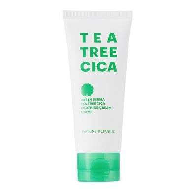 NATURE REPUBLIC GREEN DERMA TEA TREE CICA SOOTHING CREAM 100 ML NATURE REPUBLIC GREEN DERMA TEA TREE CICA SOOTHING CREAM 100 ML