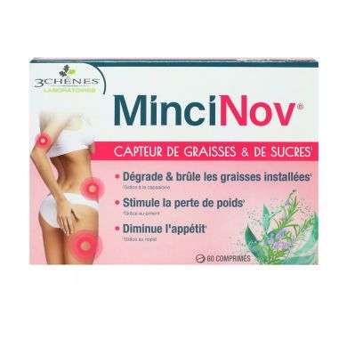 3 CHENES MINCINOV BRULE GRAISSE 60 COMPRIMES 3 CHENES MINCINOV BRULE GRAISSE 60 COMPRIMES