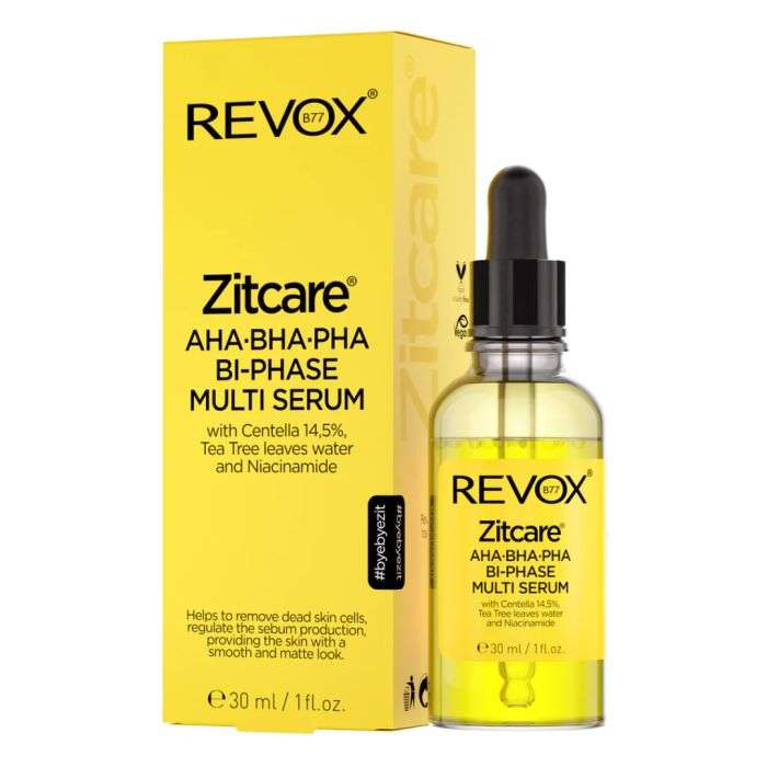 REVOX B77 ZITCARE AHA BHA PHA BIPHASE MULTI SERUM 30 ML REVOX B77 ZITCARE AHA BHA PHA BIPHASE MULTI SERUM 30 ML
