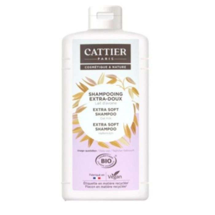CATTIER SHAMPOING EXTRA DOUX LAIT D'AVOINE 1 LITRE CATTIER SHAMPOING EXTRA DOUX LAIT D'AVOINE 1 LITRE