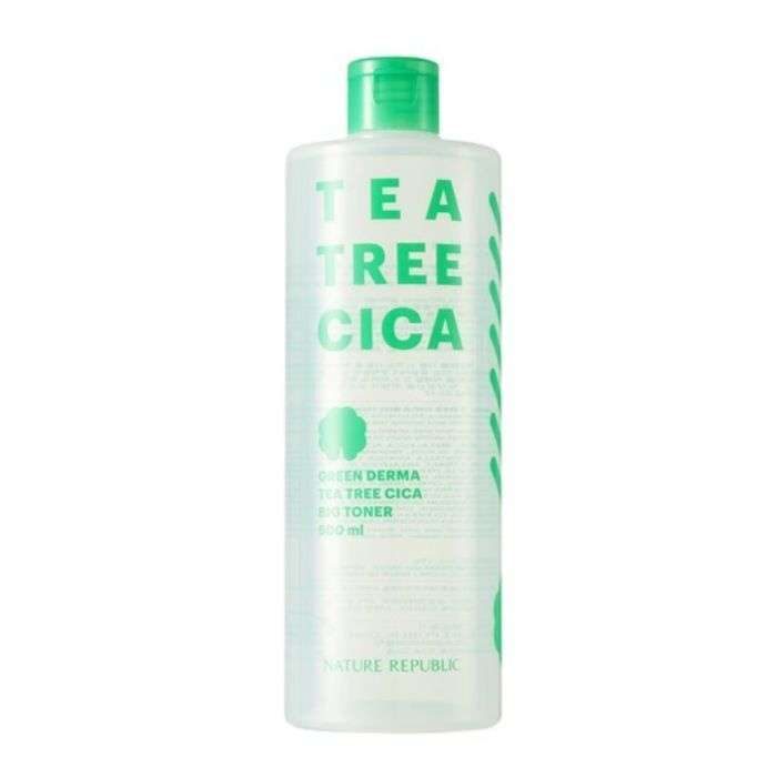 NATURE REPUBLIC GREEN DERMA TEA TREE CICA TONER 500 ML NATURE REPUBLIC GREEN DERMA TEA TREE CICA TONER 500 ML