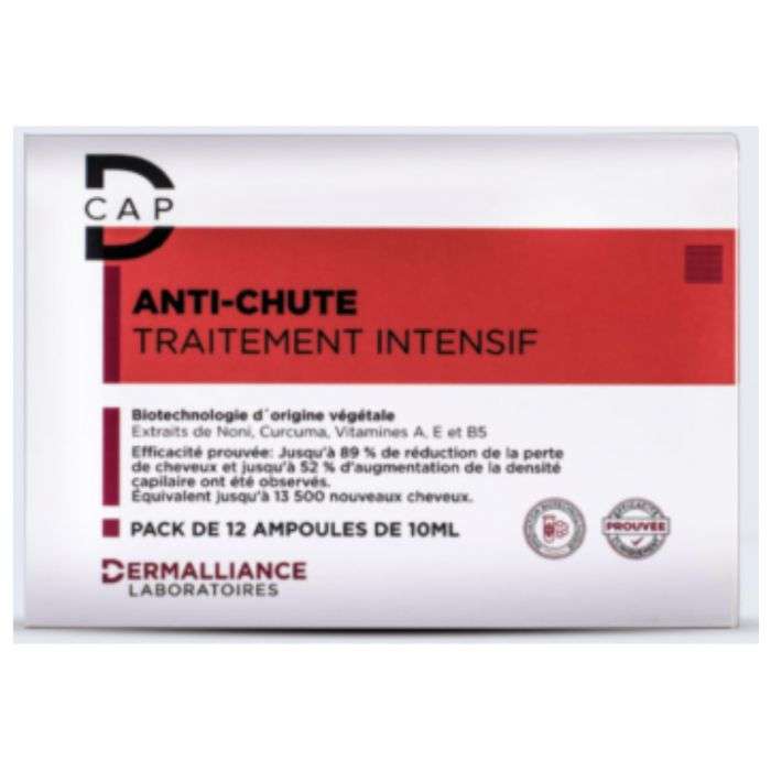 D CAP ANTI CHUTE TRAITEMENT INTENSIF PACK DE 12 AMPOULES D CAP ANTI CHUTE TRAITEMENT INTENSIF PACK DE 12 AMPOULES