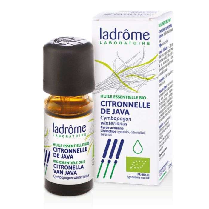 LADROME HUILE ESSENTIELLE BIO CITRONNELLE VAN JAVA LADROME HUILE ESSENTIELLE BIO CITRONNELLE VAN JAVA