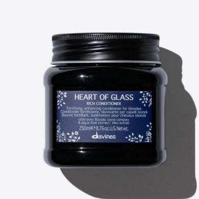 DAVINES HEART OF GLASS BAUME FORTIFIANT RICHE 250 ML DAVINES HEART OF GLASS BAUME FORTIFIANT RICHE 250 ML