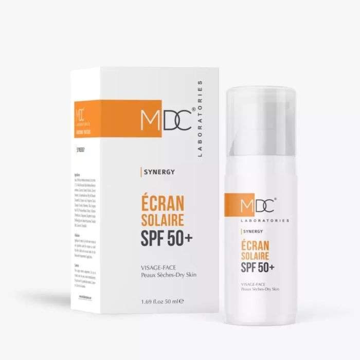 MDC SYNERY ECRAN SOLAIRE SPF 50+ PEAUX SECHES 50 ML MDC SYNERY ECRAN SOLAIRE SPF 50+ PEAUX SECHES 50 ML