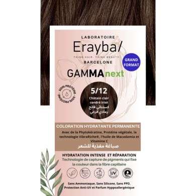 ERAYBA NEXT COLORATION HYDRATANTE PERMANENTE N5-12 CHATAIN CLAIR CENDRE IRISE ERAYBA NEXT COLORATION HYDRATANTE PERMANENTE N5-12 CHATAIN CLAIR CENDRE IRISE
