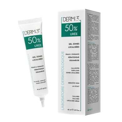 DERMO Z 50% UREE GEL ZONES LOCALISEES 40 ML DERMO Z 50% UREE GEL ZONES LOCALISEES 40 ML