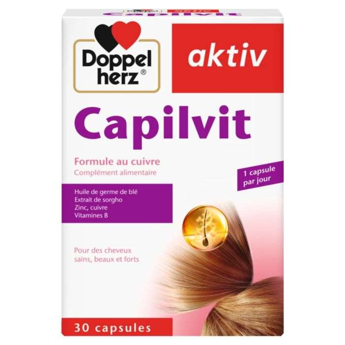 DOPPELHERZ AKTIV CAPILVIT 30 CAPSULES DOPPELHERZ AKTIV CAPILVIT 30 CAPSULES