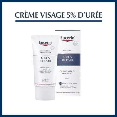 EUCERIN UREA REPAIR CREME VISAGE PEAU SECHE 5 % D'UREE 50 ML EUCERIN UREA REPAIR CREME VISAGE PEAU SECHE 5 % D'UREE 50 ML