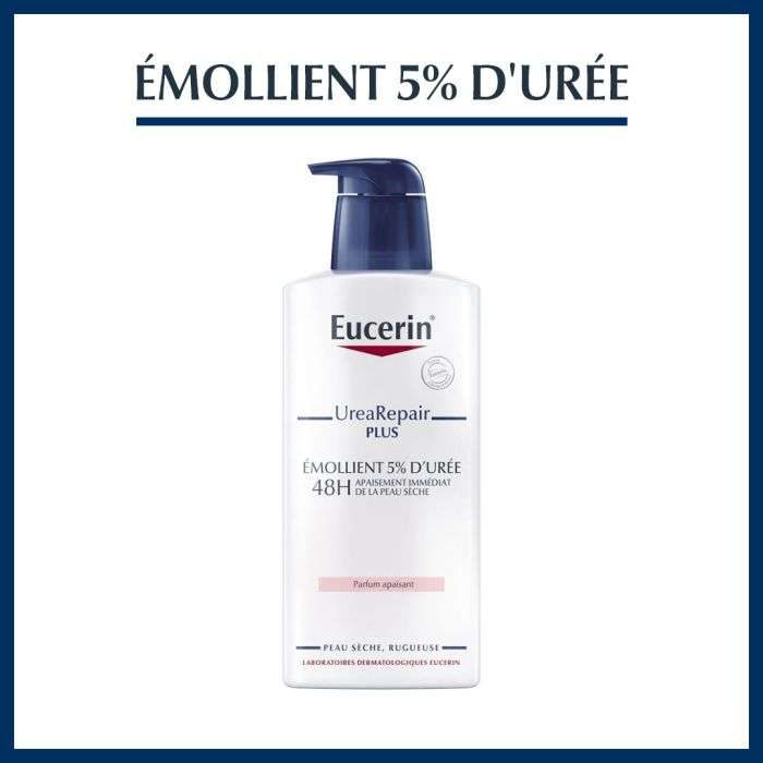 EUCERIN UREA REPAIR EMOLLIENT 5% D'UREE 48H PARFUM APAISANT 250 ML EUCERIN UREA REPAIR EMOLLIENT 5% D'UREE 48H PARFUM APAISANT 250 ML