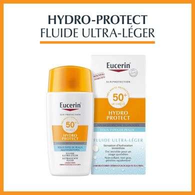 EUCERIN HYDRO PROTECT FLUIDE ULTRA LEGERSPF 50+ TOUS TYPES DE PEAUX EUCERIN HYDRO PROTECT FLUIDE ULTRA LEGERSPF 50+ TOUS TYPES DE PEAUX
