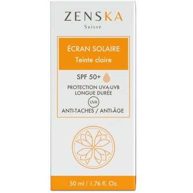 ZENSKA ECRAN SOLAIRE SPF 50+ TEINTE CLAIRE 50 ML ZENSKA ECRAN SOLAIRE SPF 50+ TEINTE CLAIRE 50 ML