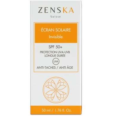ZENSKA ECRAN SOLAIRE INVISIBLE SPF 50 ANTI TACHES ANTI AGE 50 ML ZENSKA ECRAN SOLAIRE INVISIBLE SPF 50 ANTI TACHES ANTI AGE 50 ML