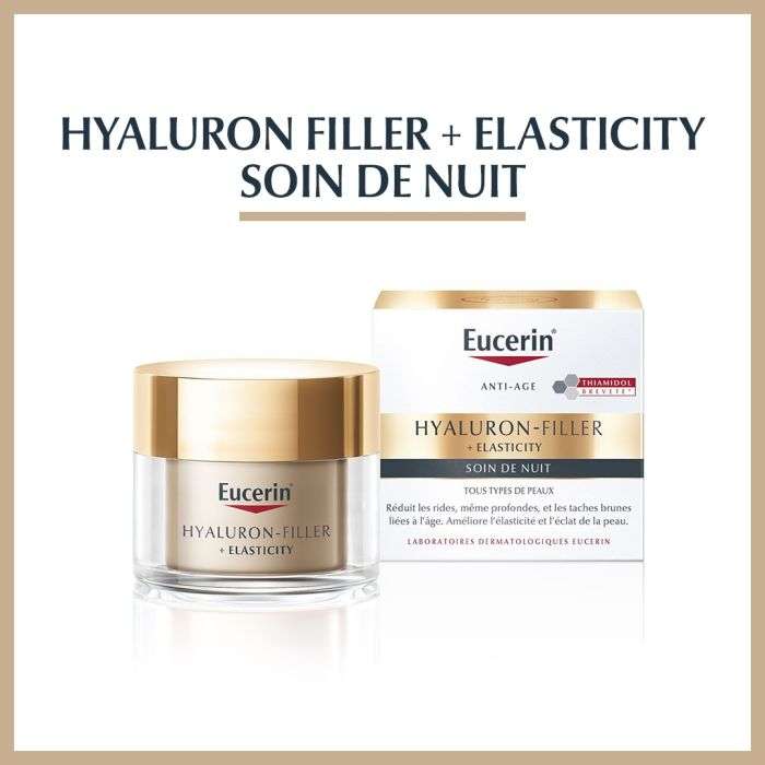 EUCERIN HYALURON FILLER + ELASTICITY SOIN DE NUIT 50 ML EUCERIN HYALURON FILLER + ELASTICITY SOIN DE NUIT 50 ML