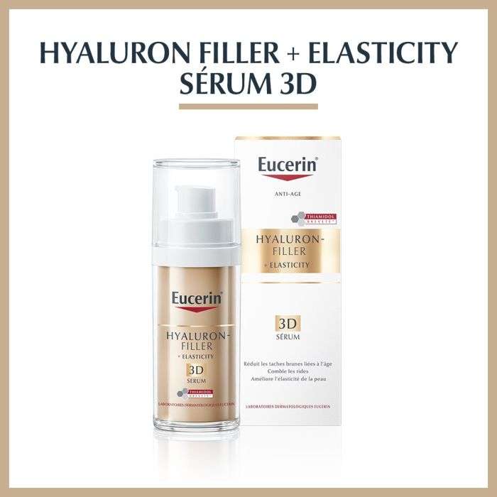EUCERIN HYALURON FILLER + ELASTICITY SERUM 3D 30 ML EUCERIN HYALURON FILLER + ELASTICITY SERUM 3D 30 ML