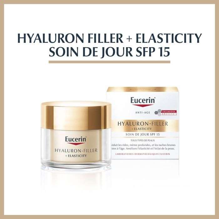 EUCERIN HYALURON FILLER + ELASTICITY SOIN DE JOUR 50 ML SPF 15 EUCERIN HYALURON FILLER + ELASTICITY SOIN DE JOUR 50 ML SPF 15