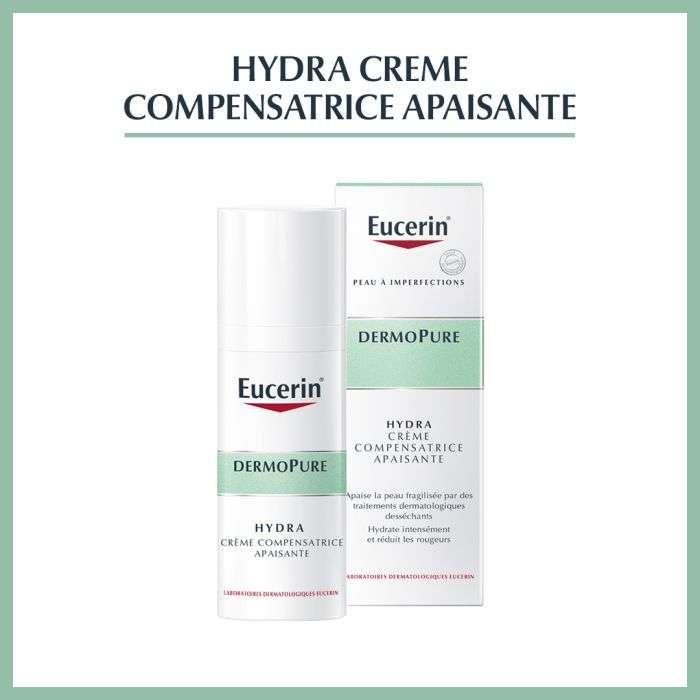 EUCERIN DERMOPURE HYDRA CREME COMPENSATRICE APAISANTE 50 ML