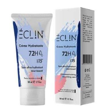 ECLIN CREME HYDRATANTE 72 H SPF 15 PEAUX NORMALES A MIXTE 50 ML ECLIN CREME HYDRATANTE 72 H SPF 15 PEAUX NORMALES A MIXTE 50 ML