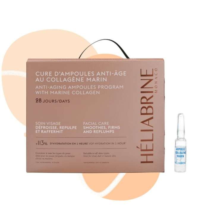 HELIABRINE AMPOULES AU COLLAGENE MARIN CURE ANTI AGE 24 JOURS HELIABRINE AMPOULES AU COLLAGENE MARIN CURE ANTI AGE 24 JOURS