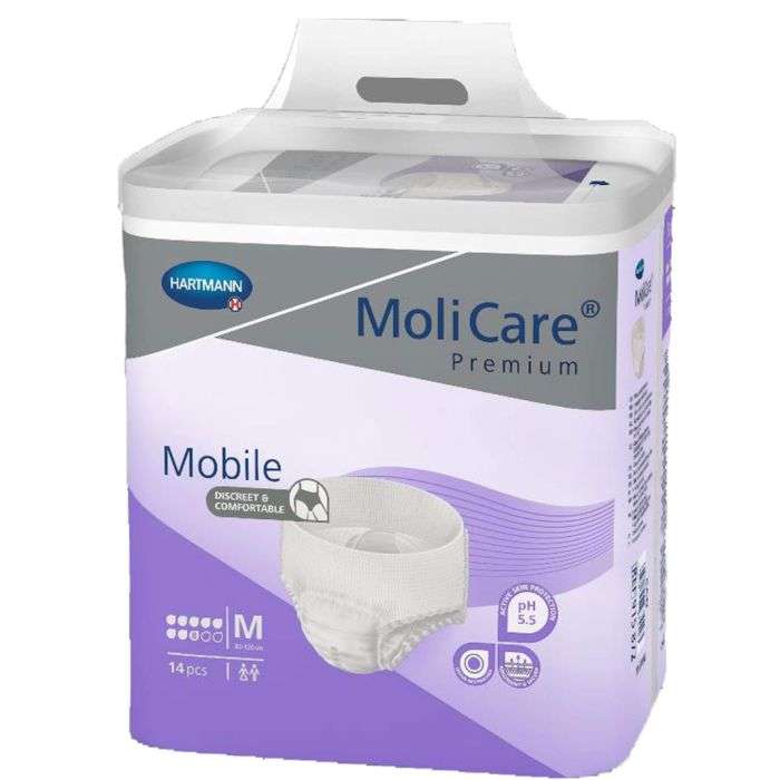 HARTMANN MOLICARE PREMIUM MOBILE SLIP ABSORBANT NUIT 14 PIECES HARTMANN MOLICARE PREMIUM MOBILE SLIP ABSORBANT NUIT 14 PIECES