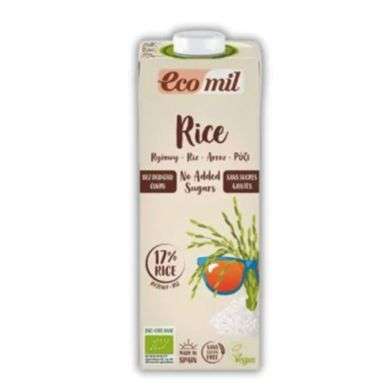 ECOMIL LAIT DE RIZ SANS SUCRES 1 LITRE ECOMIL LAIT DE RIZ SANS SUCRES 1 LITRE