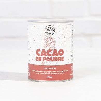 NOURISH CACAO EN POUDRE 100 G NOURISH CACAO EN POUDRE 100 G