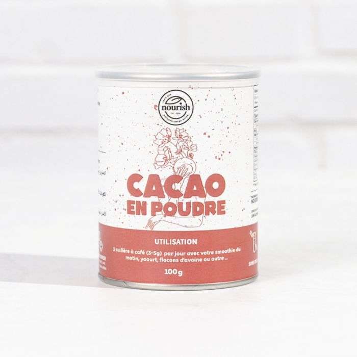 NOURISH CACAO EN POUDRE 100 G NOURISH CACAO EN POUDRE 100 G