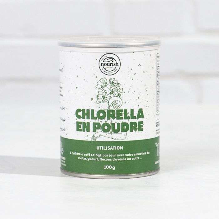 NOURISH CHLORELLA EN POUDRE 100 G NOURISH CHLORELLA EN POUDRE 100 G