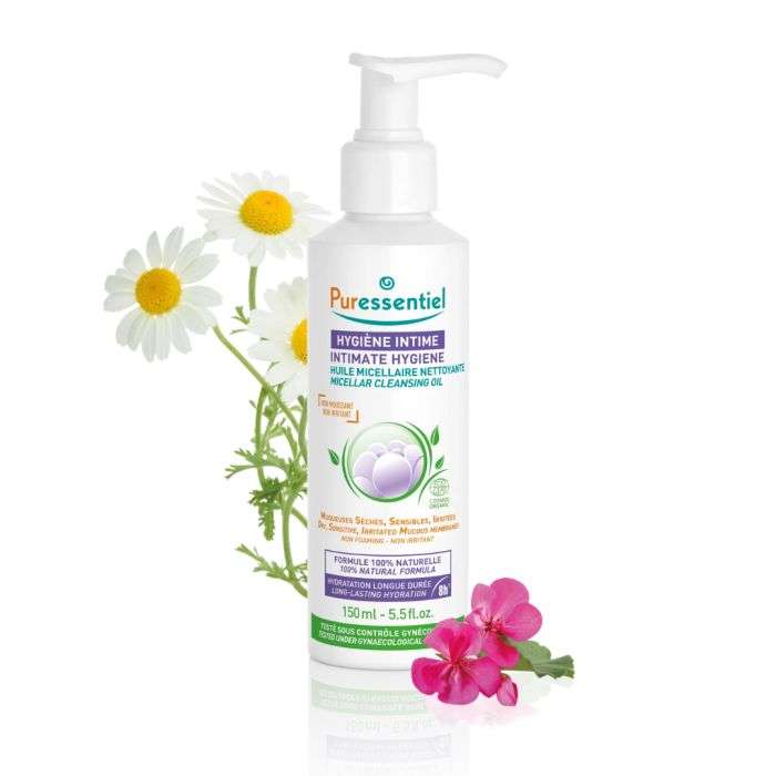 PURESSENTIEL HYGIENE INTIME HUILE MICELLAIRE NETTOYANTE 150 ML PURESSENTIEL HYGIENE INTIME HUILE MICELLAIRE NETTOYANTE 150 ML