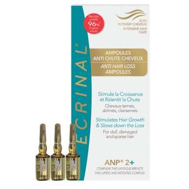 ECRINAL AMPOULES ANTI CHUTES CHEVEUX 85 ML  ECRINAL AMPOULES ANTI CHUTES CHEVEUX 85 ML