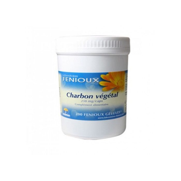 Fenioux Charbon Végétal 200 gélules Fenioux Charbon Végétal 200 gélules