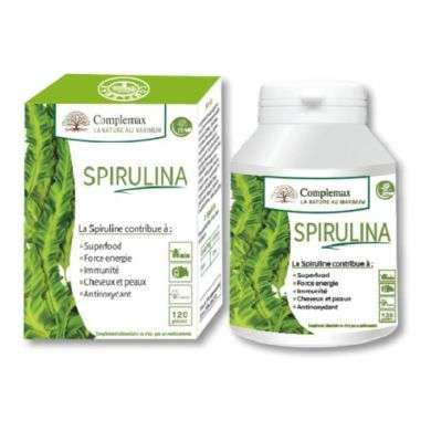 COMPLEMAX SPIRULINA 120 GELULES COMPLEMAX SPIRULINA 120 GELULES