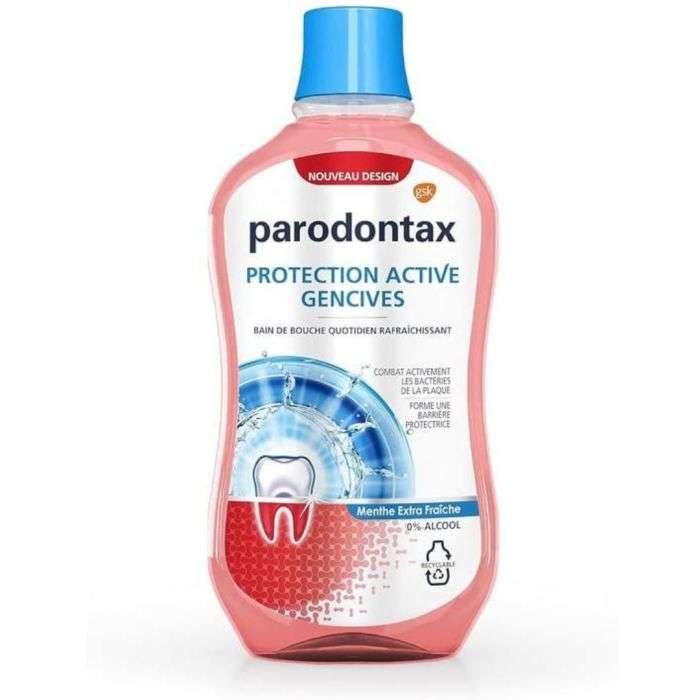 PARODONTAX BAIN DE BOUCHE QUOTIDIEN RAFRAICHISSANT 500 ML PARODONTAX BAIN DE BOUCHE QUOTIDIEN RAFRAICHISSANT 500 ML