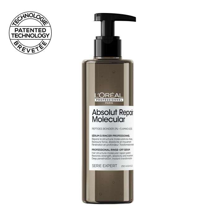 L'OREAL PROFESSIONNEL PARIS ABSOLUT REPAIR MOLECULAR SERUM A RINCER PROFESSIONNEL 250 ML L'OREAL PROFESSIONNEL PARIS ABSOLUT REPAIR MOLECULAR SERUM A RINCER PROFESSIONNEL 250 ML