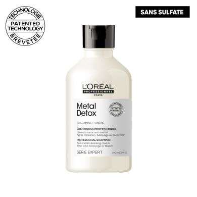 L'OREAL PROFESSIONNEL PARIS METAL DETOXSHAMPOING PROFESSIONNEL SANS SULFATE 300 ML L'OREAL PROFESSIONNEL PARIS METAL DETOXSHAMPOING PROFESSIONNEL SANS SULFATE 300 ML
