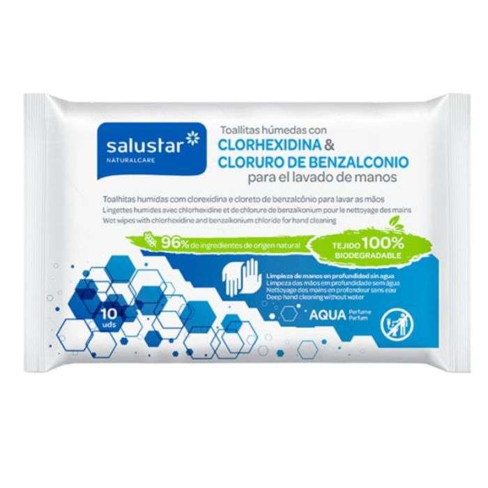 SALUSTAR LINGETTES CHLORHEXIDINE ET CHLORURE 10 UNITES SALUSTAR LINGETTES CHLORHEXIDINE ET CHLORURE 10 UNITES