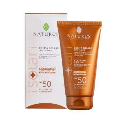 NATURES CREME SOLAIRE SPF 50 150 ML NATURES CREME SOLAIRE SPF 50 150 ML